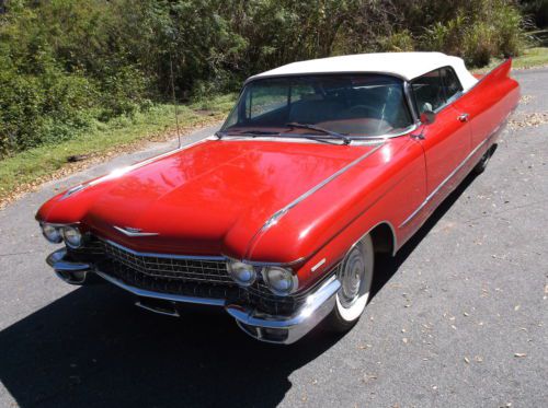 1960 cadillac coupe deville convertible driving numbers match car storage find!