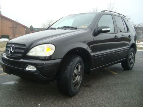 2004 mercedes benz ml350 awd suv 106k bose audio new tires no reserve in ohio!!!