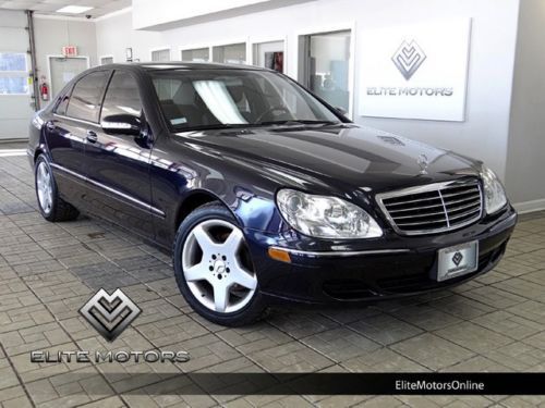 04 s500 navi gps amg wheels vented cooled heated seats bose suction doors