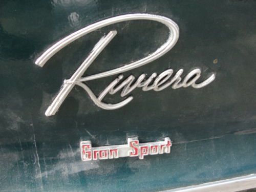 1965 buick riviera gs gran sport small emblem