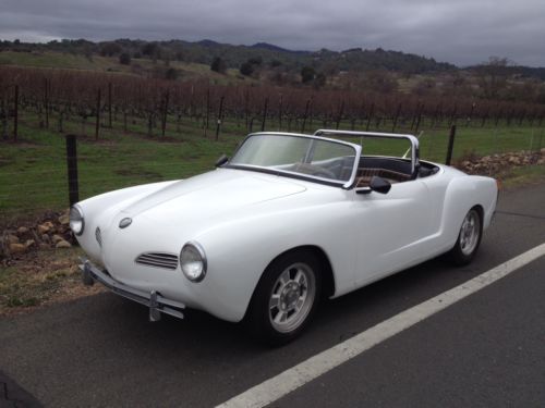 Beautiful karmann ghia roadster - just in time for spring !