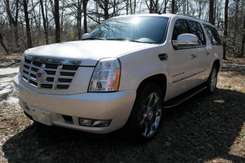 Mint 1-owner clean carfax 2007 cadillac escalade esv loaded dvd nav svc history!