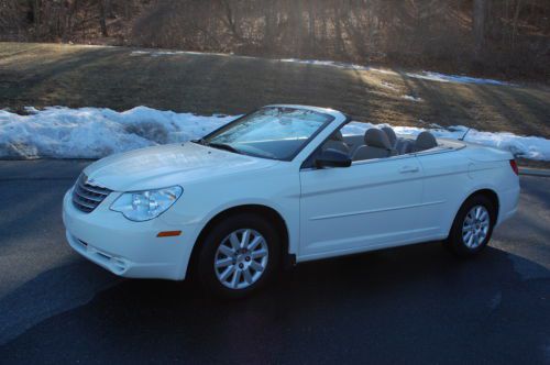 2008 chrysler sebring lx convertible ready for sun local trade very clean look !