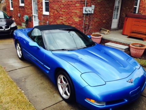 1998 chevrolet corvette rare nassau blue convertible 2-door 5.7l