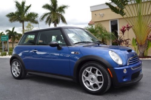 2005 cooper s supercharged leather 62k florida car auto full service history