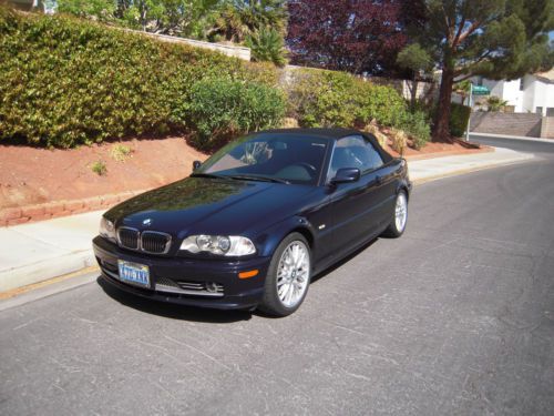 2002 bmw e46 330ci convertible orient blue metallic (california car w low miles)