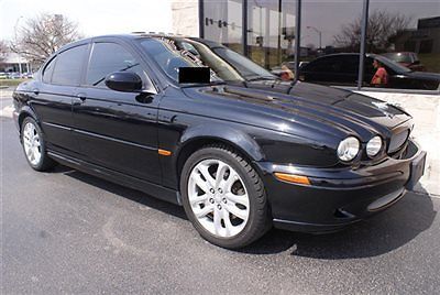 2006 jaguar x-type 3.0 awd sport navigation leather sunroof heated seats black!