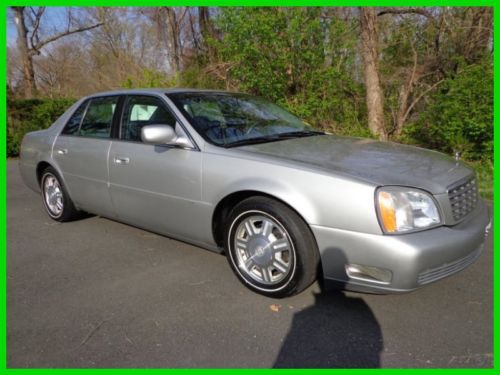 2005 cadillac deville v-8 auto leather onstar clean carfax no reserve