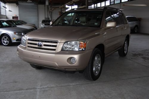 2004 toyota highlander limited, nav, leather, 3rd row