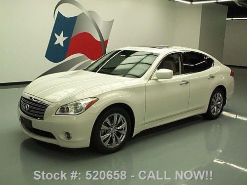 2011 infiniti m56 deluxe touring sunroof navigation 50k texas direct auto