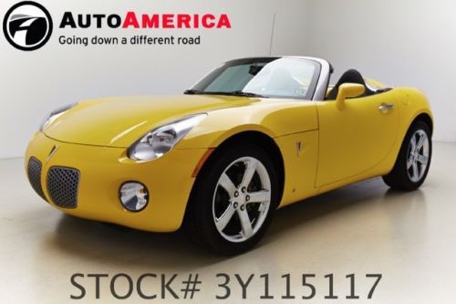 2008 pontiac solstice convertible 14k low miles convertible 1 owner clean carfax