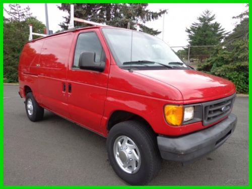 2006 ford e-250 cargo van v-8 auto clean carfax one owner no reserve auction