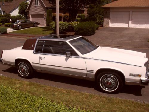 1983 cadillac eldorado biarritz touring coupe 2-door 5.7l 2nd owner 58,000 miles