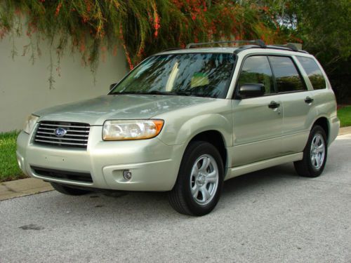 Forester 2.5x! awd! fl-car! pwr pkg! cruise! cd! no rust! roof rack! clean title