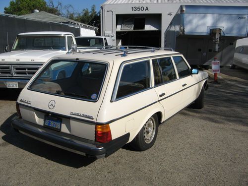 1983 mercedes benz 300 turbo diesel station wagon.