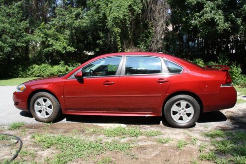 2009 impala lt, candy apple red, sun roof, one owner