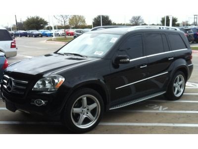 Mercedes-benz gl 4matic 3rd row seat 4x4 amg wheels black leather texas owned