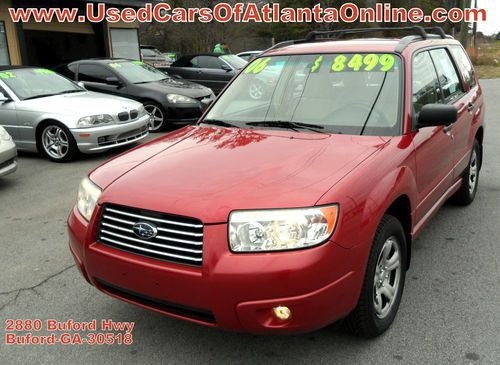2006 subaru forester 2.5 x , manual, clean carfax-no accidents