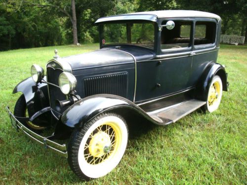 1931 model a ford tudor, original, new interior
