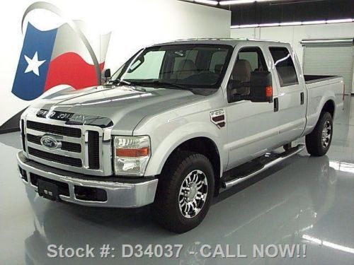 2008 ford f-250 crew cab diesel 6-pass side steps 61k texas direct auto