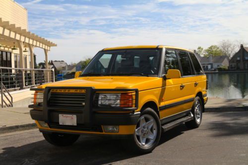 Rare 1997 range rover vitesse yellow limited edition super clean california car