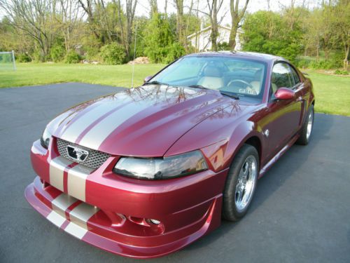 2004 FORD MUSTANG GT ANNIVERSARY EDITION RED STICK, image 2