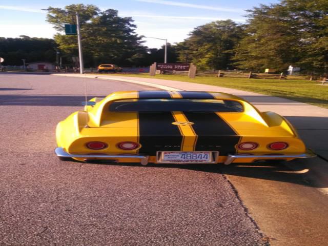 Chevrolet corvette yellow
