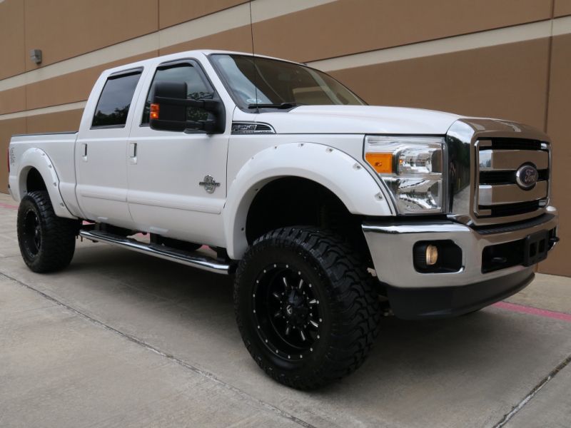 2011 ford f250 lariat crew cab short bed 6"lifted 6.7l diesel 4x4