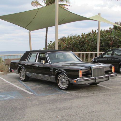 1983 lincoln mark vi one owner black on black great condition!