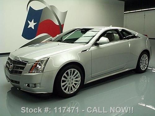 2011 cadillac cts performance coupe htd leather nav 8k texas direct auto