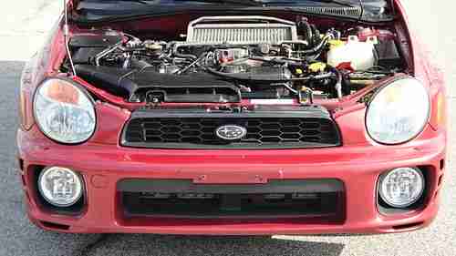Buy used RARE Sedona Red Pearl 2002 Subaru Impreza WRX Turbo-AWD-1Owner-Mint-STOCK-Manual in