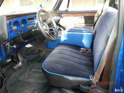 1982 Blue Chevy Silverado, Good Condition, Custom Features, image 14