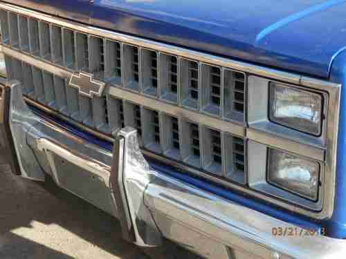 1982 Blue Chevy Silverado, Good Condition, Custom Features, image 15