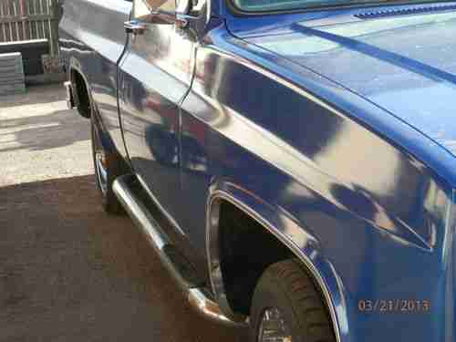 1982 Blue Chevy Silverado, Good Condition, Custom Features, image 16