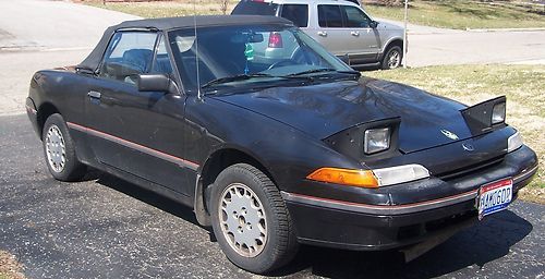 1993 mercury capri base convertible 2-door 1.6l