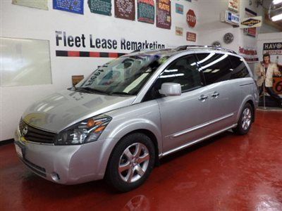 No reserve 2008 nissan quest se, 1 owner off corp.lease