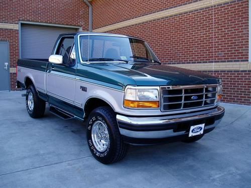 1996 ford f-150 xlt 4x4_at_5.0/302_1 owner_7k miles_yes thats 7k miles_still new