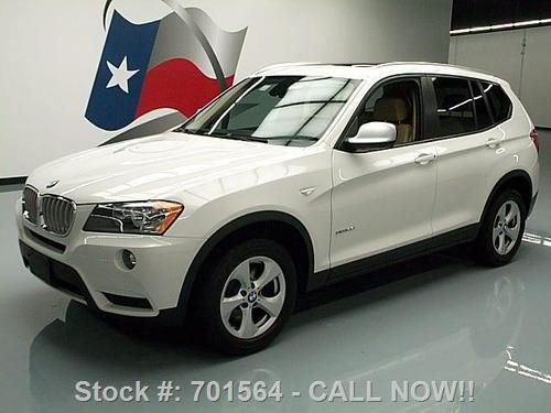 2011 bmw x3 xdrive28i awd pano sunroof rear cam 28k mi texas direct auto