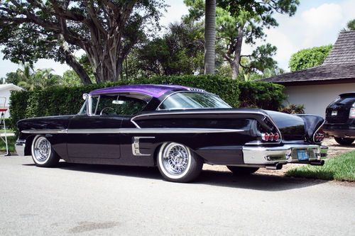 1958 chevy impala, resto mod, hot rod, classic, street rod