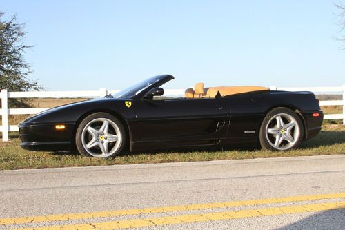 The black ferrari 355 spider - perfectly sorted and clean - look!
