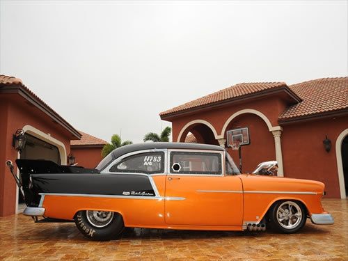 1955 chevy bel air very,very bad -street or strip mucho horsepower