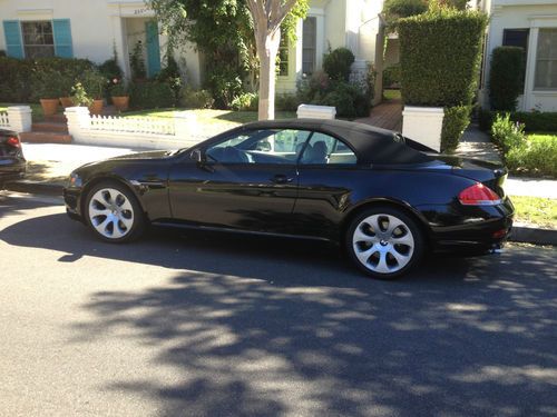2004 black fully loaded bmw 645ci base convertible 2-door 4.4l