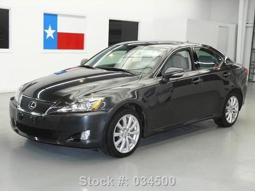 2009 lexus is250 awd paddle shift htd seats sunroof 35k texas direct auto