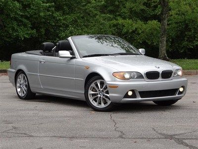 Ci 3.0l 6 cylinder convertible silver black leather automatic auto financing