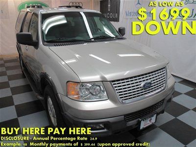 2005(05)expedition xlt we finance bad credit! buy here pay here low down $1699
