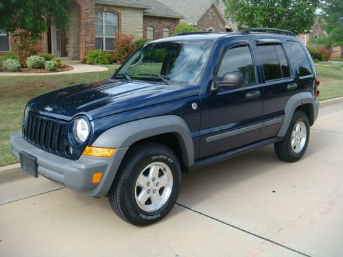 2005 jeep liberty sport crd 2.8 diesel, alloys, roof rack, power sunroof, 89k mi