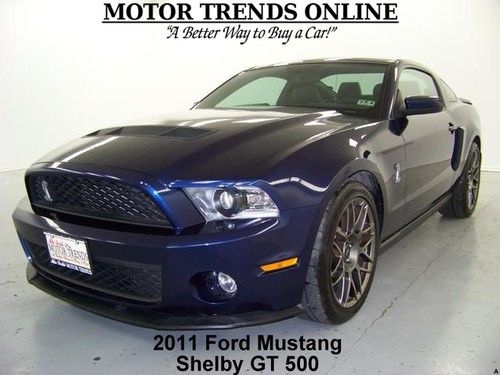 Shelby gt500 gt 500 navigation sync supercharged radar 2011 ford mustang 36k