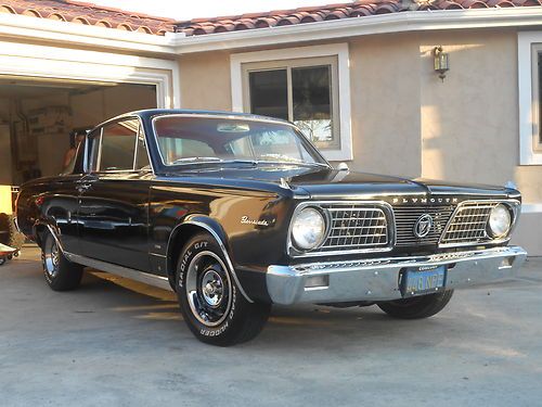 1966 plymouth barracuda base 5.2l