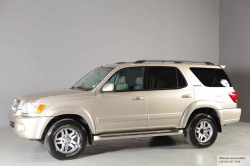 2005 toyota sequoia limited 4x4 dual dvd jbl sunroof heated seats pdc 3rd row