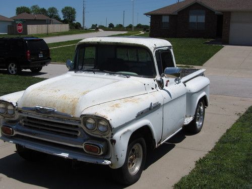 1958 chevrolet apahce short bed step side truck
